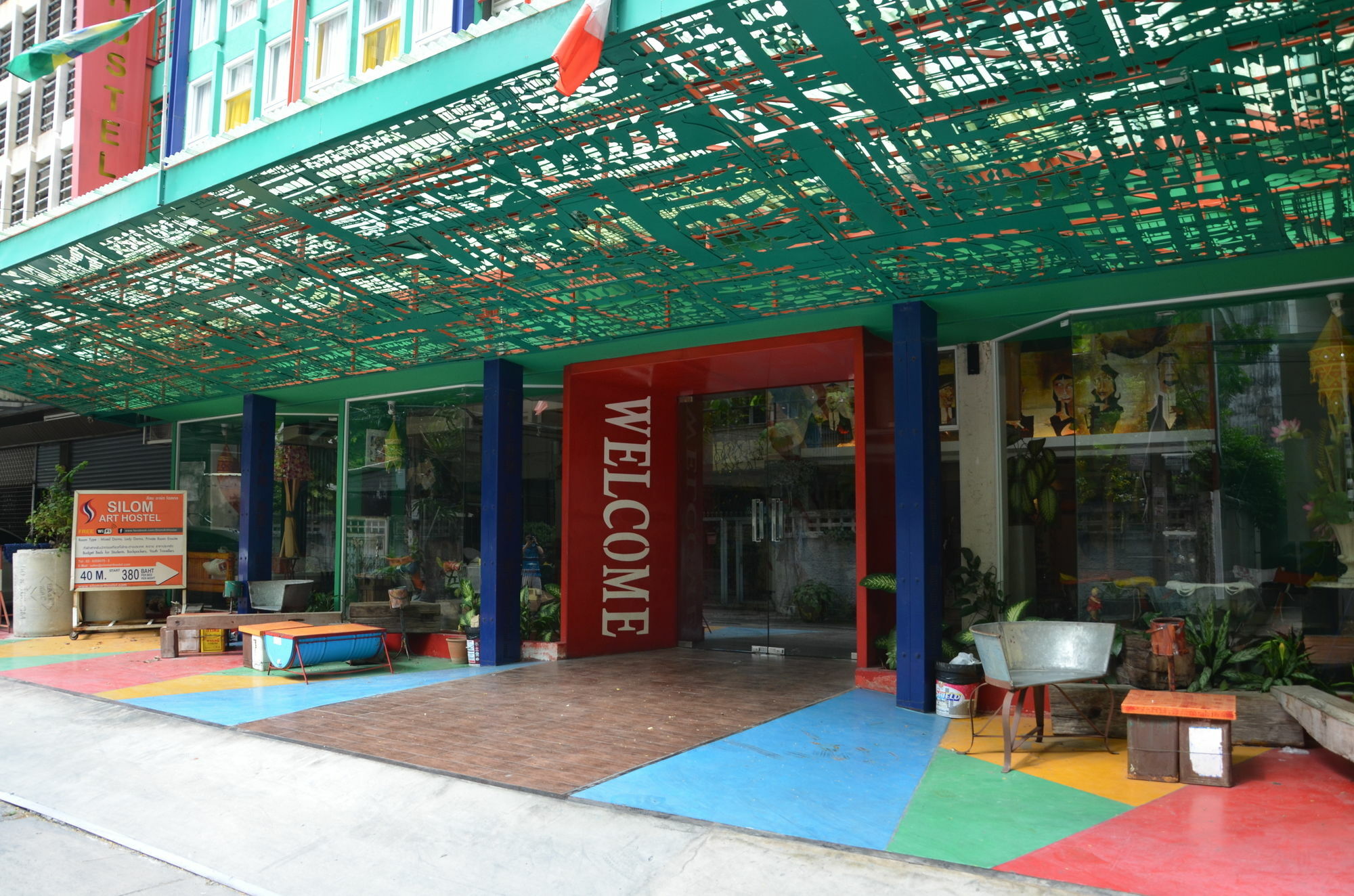 Silom Art Hostel Μπανγκόκ Εξωτερικό φωτογραφία